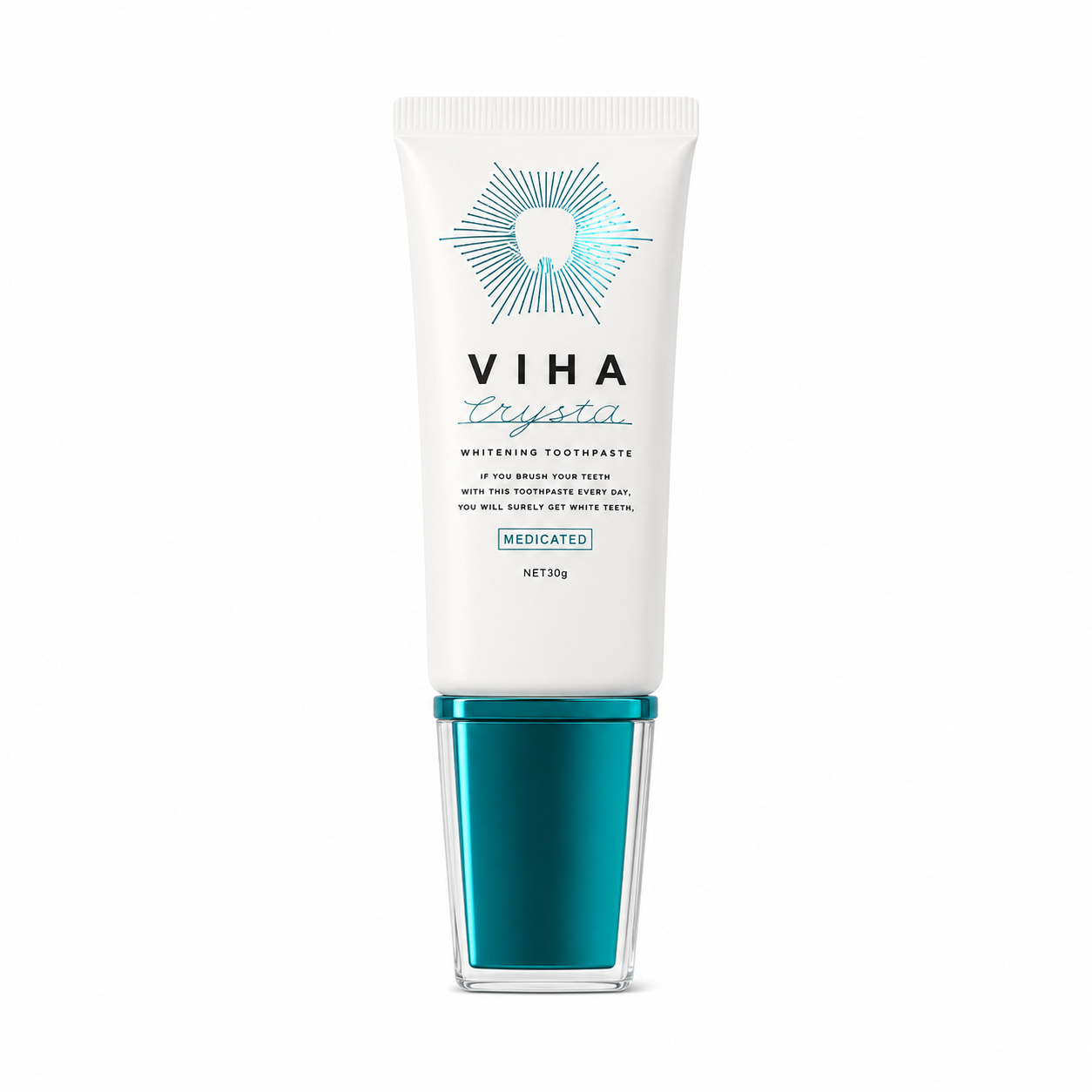 VIHA ホワイトニング 歯磨き粉 30g ヴィーハ ホワイトニング 歯 虫歯 口臭 ホワイトジェル 歯磨き ハミガキ はみがき粉