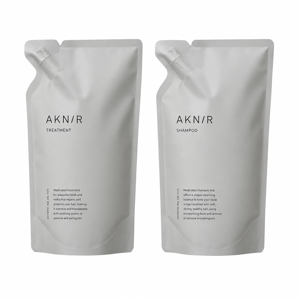 AKNIR アクニー ヘアシャンプー トリートメント セット 各300ml 1ヶ月分 詰め替え