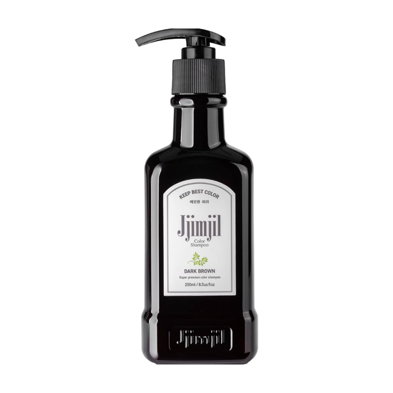 ジムジルカラーシャンプー 白髪染め シャンプー Jjimjil Color Shampo カラーシャンプー ダークブラウン 250ml 白髪ケア 頭皮ケア