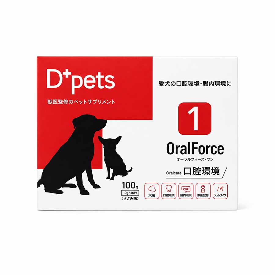 D+pets ディーペッツ Oral Force1 オーラルフォースワン 100g 10包 Dペッツ 犬用 デンタルケア ペット サプリメント