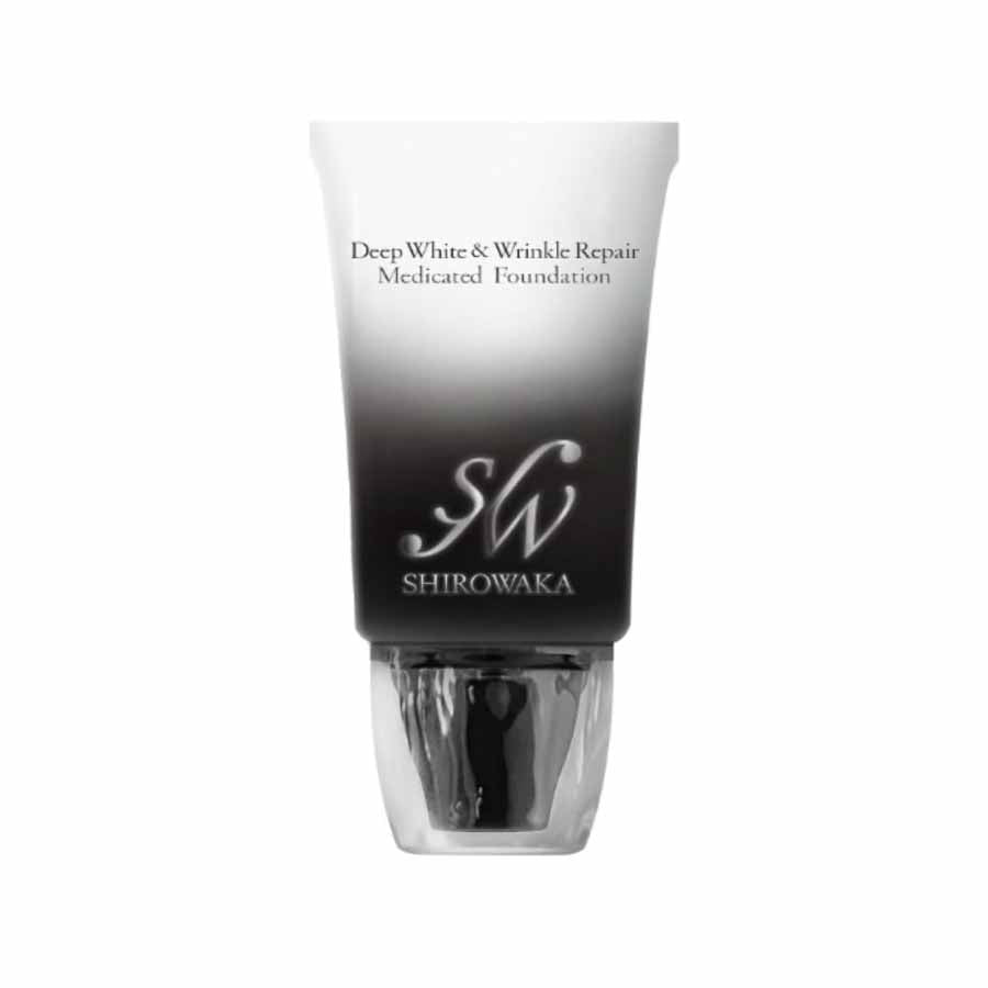 シロワカ ディープホワイト＆リンクルリペア メディケイティッドファンデーション 26g SPF50＋PA++++ SHIROWAKA