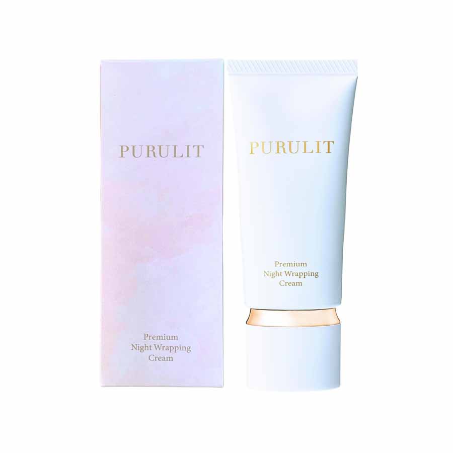プルリット PURULIT プレミアムナイトラッピングクリーム 35g 夜 8時間 ナイトパック スリーピングパック ジェルパック 寝ながら ラッピング パック