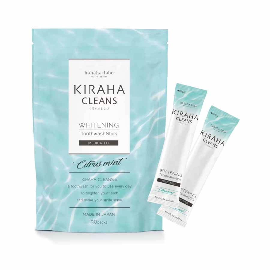 KIRAHA CLEANS キラハクレンズ 30包 約1ヶ月分 マウスウォッシュ サプリメント 口臭予防 口内洗浄 ホワイトニング 舌洗浄