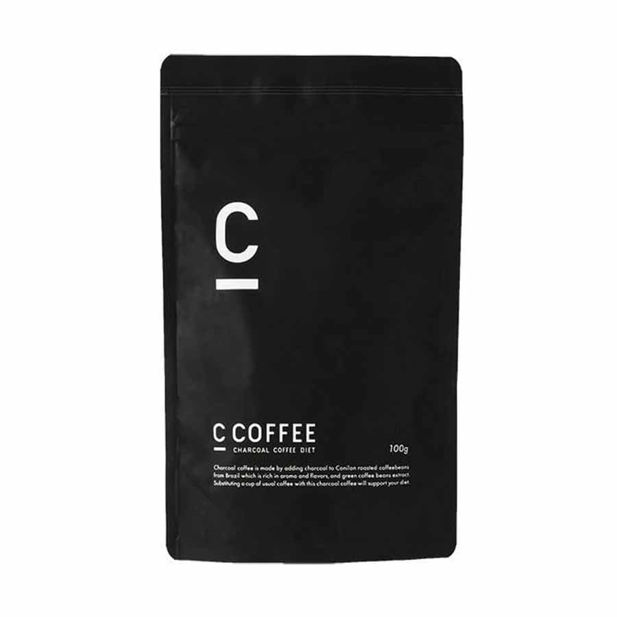 C COFFEE シーコーヒー 100g チャコール mctオイル パウダー オーガニック 炭 腸活 ダイエット コーヒー サプリ
